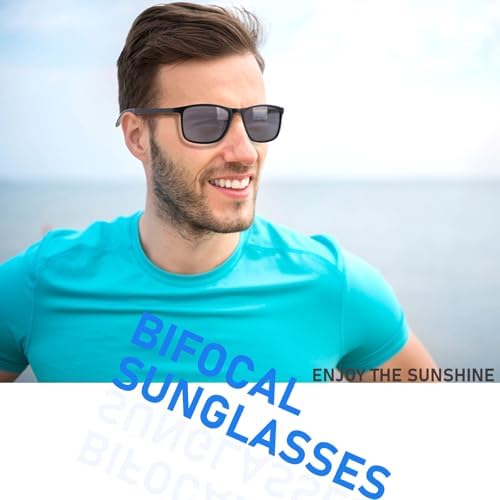 Bifocal Reading Sunglasses for Men UV400 Protection Outdoor Bifocals Sun Readers Men Women Reading Glasses