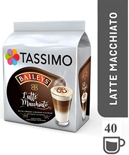 Tassimo Latte Machiatto Baileys Coffee Capsules, Pack of 5