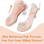 Metatarsal Pads Women, Ball of Foot Cushions, Shoe Inserts for Women, Adhesive Foot Pads, High Heel Inserts for All Day Pain Relief and Comfort, 3 Pairs