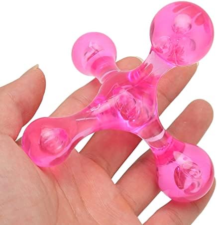YUYTE 2pcs Point Massage Mini Arch Massager 4 Head Massage Tool Body Massager Body Massager for Back, Neck, Arms and Legs