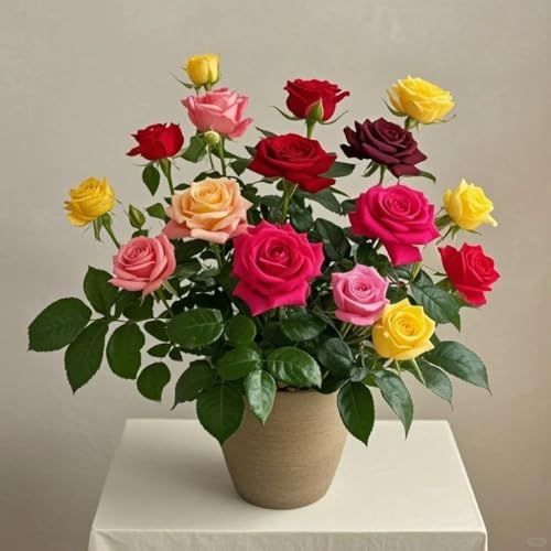 Beautiful Rose Seeds (25pcs) – Easy to Plant Perennial Rare Exotic Garden Plants – Perfect for Weddings & Gifts