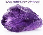 Natural Raw Amethyst Crystal Cluster – Large 1.25-2.0" Rough Healing Stone for Meditation, Reiki, Chakra Energy, Spiritual Healing, Home Decor & Crystal Collection