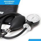 PrimaCare DS-9195 Professional Adult Size Classic Series Blood Pressure Kit with D-Ring Cuff, Nylon BP Kit, Aneroid Sphygmomanometer with Stethoscope