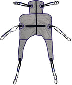 Patient Lift Sling, Universal Divided Leg Shower Commode Compatible with Tuffcare, Hoyer, Invacare, McKesson, Drive, Lumex, Medline, Joerns and Other Mesh Polyester Patient Lift Slings (Large)