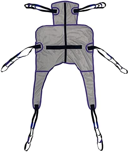 Patient Lift Sling, Universal Divided Leg Shower Commode Compatible with Tuffcare, Hoyer, Invacare, McKesson, Drive, Lumex, Medline, Joerns and Other Mesh Polyester Patient Lift Slings (Large)