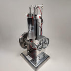 J31008 Single Cylinder Four Stroke Gasoline Engine Model Internal Combustion Demonstration Teaching Tool for Physics STEM Education