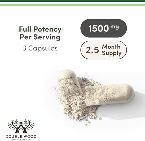 Magnesium Taurate Supplement for Cardiovascular Health to Boost Magnesium Levels (1,500mg per Serving, 210 Vegan Capsules) Non-GMO, Gluten Free, by Double Wood Supplements