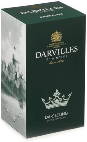 Darvilles of Windsor Darjeeling Tea, Pack of 25 Teabags, 62.5g