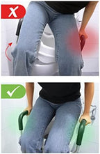PEPE Mobility Raised Toilet Seat with Handles and Lid for Elderly 4" High, Fits Round and Elongated up to 15" Wide, Commode Seat with Sturdy Brackets, Medical Aid