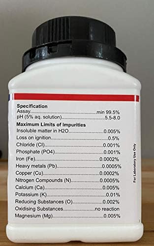 Sodium Sulphate 99% High Purity – Laboratory & Industrial Grade Crystals,500 g (1.1 LB)
