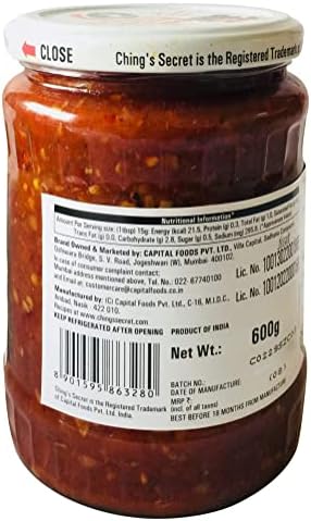 Ching's Schezwan Chutney 600 gms