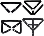 Adjustable Anti-Shedding Belt for Male Cage, Special Auxiliary Straps for Male Protection Cage -USHA29 (Black, Three-Way)