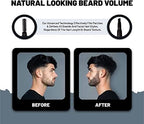 VOID Homme Instant Beard Filler Pen Kit for Men (Dark Brown, Set of 4) - Full Beards Waterproof Pencil Liner and Easy Beard Filling