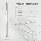 6-Piece Pedicure Knife Tools Kits, Professional Stainless Steel Foot Scrubber Set, Foot Scraper Kit for Removing Dead Skin and Calluses, Suitable for Men and Women, Superior Pedicure Tools