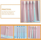 DOITOOL 4pcs Adult Toothbrush Set, Manual Toothbrushes for Travel and Home Use, Nano Soft Bristles, Multi-Color Cleaning Brush for Men and Women