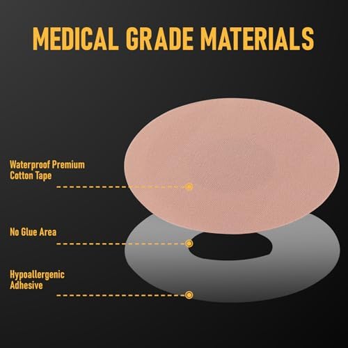 Dexcom G7 Adhesive Patches 30PCS, Waterproof & High Viscosity Over Patches, Stelo Full Covers CGM Bandage, 10+ Days Long Stay, Breathable, Latex-Free, Sensor is NOT Included (Multicolor)