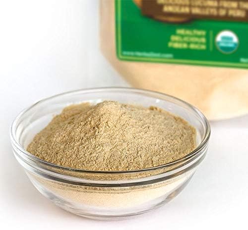 HerbaZest Lucuma Powder Organic – 16oz (454g) – Vegan & USDA Certified – Delicious & Fiber Packed – Tasty Addition to Smoothies, Desserts, Ice Cream & More – Not a Sugar Substitute