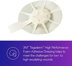 3M™ Tegaderm™ High Performance Foam Adhesive Dressing 90614, Mini Oval 10 BG/CTN 4 CTN/CS