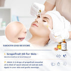 HIQILI 30 ml Grapefruit Essential Oil, for Diffuser, Skin Care,100% Pure and Natural - 1 Fl Oz
