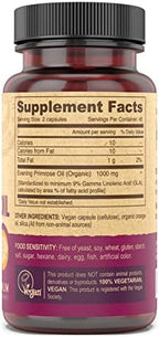 DEVA Vegan Vitamins Evening Primrose Oil Vegan 90 Vcap (Pack of 2)