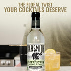 Barsmith Elderflower Simple Syrup - Delicate Floral Sweetness w/Natural Flavor - Gluten Free & Non-GMO Elderflower Syrup - Ideal for Spritz, Gimlet, Mojito, Mocktails & Cocktails - 12.7oz (Pack of 1)