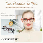 OCCI CHIARI 2.75 Reading Glasses Narrow Women Colorfull Cute Readers for Petite Face Red 2.75+ 1.0 1.25 1.5 1.75 2.0 2.25 2.5 2.75 3.0 3.5 4.0 5.0 6.0