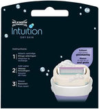 Wilkinson Sword Intuition Dry Skin Razor Blades for Women, Pack of 3