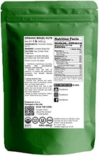 Food to Live - Organic Brazil Nuts, 1 Pound – Non-GMO, Raw, Whole, No Shell, Unsalted, Kosher, Vegan, Keto, Paleo Friendly, Bulk, Rich in Selenium