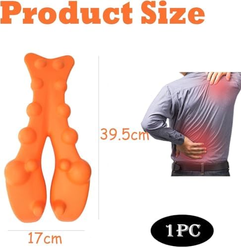Trigger Point Massager for Neck & Upper Back Discomfort Acupressure Nodes Easy at-Home Use