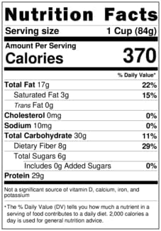 Organic Soy Flour 4 lb - Full Fat, High Protein Plant-Based Baking Flour, Non-GMO, Gluten-Free, Kosher Certified, Vegan Protein Powder for Bread, Muffins, Cookies, Smoothies, USA Grown