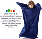 SANHO Premium Sensory Sock Body Sock, Perfect for Children with Sensory Processing Disorder, Updated Version (Navy, Medium)