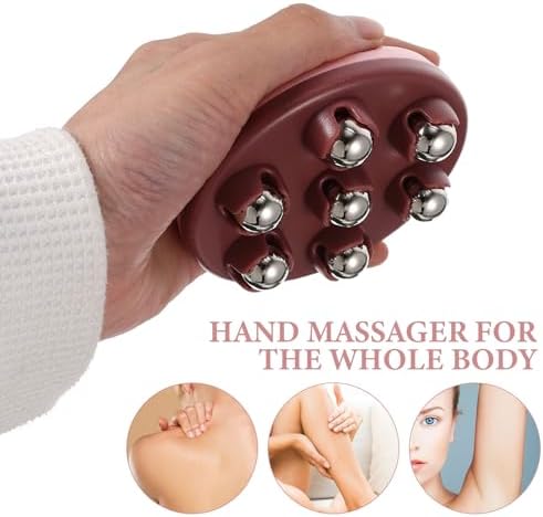 Handheld Massager Roller Set for Neck Back Legs and Feet Pain Relief Lightweight Portable Full Body Muscle Acupoint Massage Tool