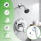 Shower Handle Replacement for American Standard M962160-0020A Lever Handle Kit, fit for Single Lever Pressure Balance Bath and Shower, Polished Chrome