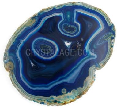 Agate Slice Blue - Medium
