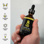 The Beard Club Beard Oil for Men - 2oz Classic Sandalwood Natural Beard Oil with Castor & Amber Oils - Beard & Mustache Conditioner - Hydrates, Softens & Soothes Dry Skin - Strengthens Hair Follicles