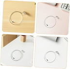 FRCOLOR Adjustable Stainless Steel Magnifying Glass Stand Portable Wire Frame Holder for All Magnifiers Easy to Assemble Lightweight and Stable for Hobby and Desk Use