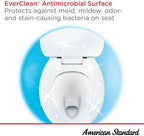 American Standard 5901110T.020 Commercial Heavy Duty Open Front Elongated Toilet Seat, White