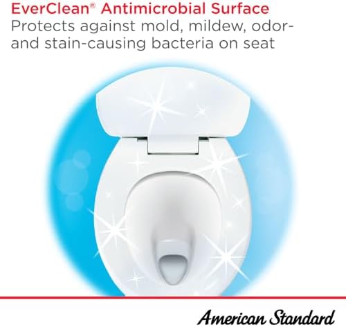 American Standard 5901110T.020 Commercial Heavy Duty Open Front Elongated Toilet Seat, White