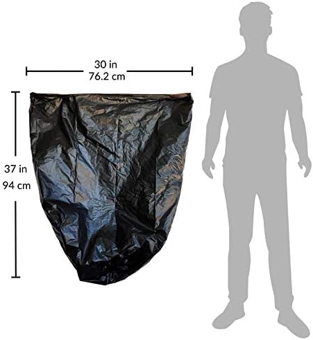 Reli. EcoStrong 16-25 Gallon Trash Bags | 200 Count Bulk | Black | Eco-Friendly | Made from Recycled Material