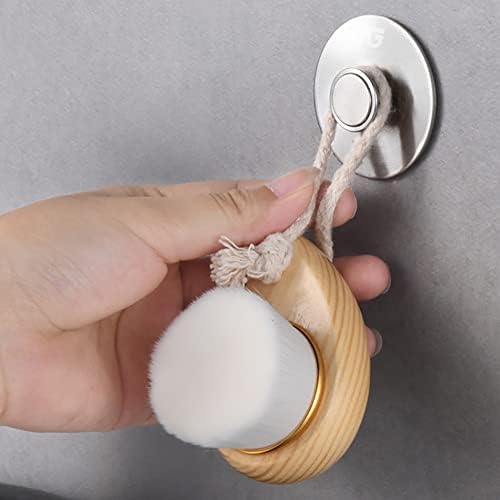 2Pcs Magnetic Soap Holder Self Draining, Stainless Steel Soap Savers for Shower Wall, Easy Clean Magnetic Soap Dishes for Bar Soap, Wall Mount Soap Tray for Shower Bathroom Kitchen