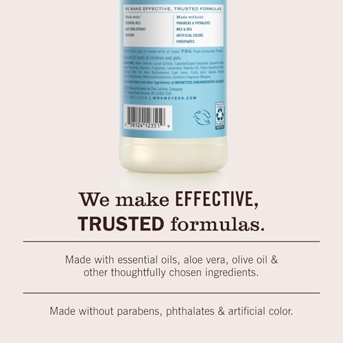 MRS. MEYER'S CLEAN DAY Dish Soap, Geranium, 16-Ounce (Pack - 6)