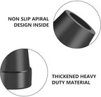 Cane Tips 1 Inch Upgrade Heavy Duty Rubber Walker Accessories Replacement Rubber Cane & Crutches Tips, 4-Pack