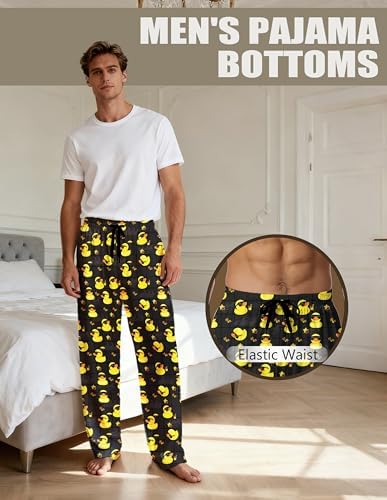 Mens Pajama Pants Soft Sleep Pants for men Lounge Pajama Bottoms with Pockets Drawstring