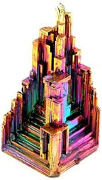 Rainbow Bismuth Crystal Stone Small Specimen for Collecting Decoration Wire Wrapping Wicca Reiki Energy Healing 99.99% USA Pure Mineral Element by Awesome Industries (Small .5-1")