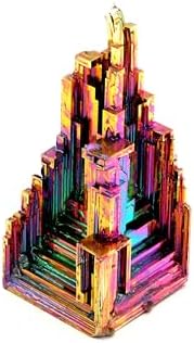 Rainbow Bismuth Crystal Stone Small Specimen for Collecting Decoration Wire Wrapping Wicca Reiki Energy Healing 99.99% USA Pure Mineral Element by Awesome Industries (Small .5-1")