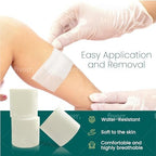 NanaCare Paper Surgical Tape 2" x 11yd & 10pc Gauze pad | 3 Rolls Microporous Micropore Surgical Tape | Medical Tape for Skin, Dressings and Face | First Aid Tape Suitable for Sensitive Skin