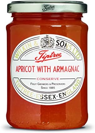 Tiptree Apricot & Armagnac Preserve, 12 Ounce Jars (Pack of 6)