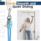 Shoulder Pulley for Physical Therapy, Pulleys for Shoulder Rehab, Over the Door Physical Therapy System, Arm Exercise Pulley Equipment