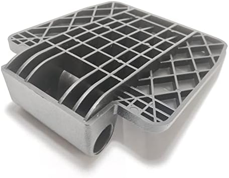 Universal Wheelchair Footplate - Replacement Parts, Foot Rest,fits Drive Blue Streak,Silver Sport 1-2, Cruiser III,Other Wheelchairs with Elevating or Elevated Leg Rests and Footplates, (1Ea, Black)