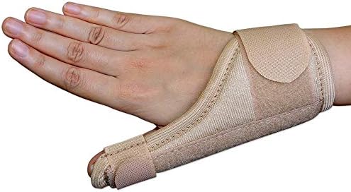 HealthGoodsIn - Pediatric Thumb Spica Splint | Thumb Spica Splint for Kids | Thumb Brace for Tissue Injuries | Support Brace with Thumb Spica Lightweight, Breathable | Fits Both Hands